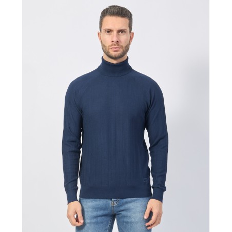 YES ZEE MAGLIA DA UOMO E RAGAZZO DOLCEVITA RAGLAN M867 MZ00 c BLU NAVY