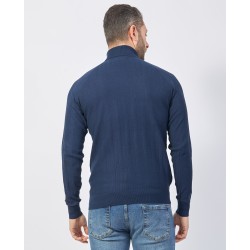 YES ZEE MAGLIA DA UOMO E RAGAZZO DOLCEVITA RAGLAN M867 MZ00 c BLU NAVY