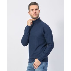 YES ZEE MAGLIA DA UOMO E RAGAZZO DOLCEVITA RAGLAN M867 MZ00 c BLU NAVY