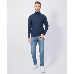 YES ZEE MAGLIA DA UOMO E RAGAZZO DOLCEVITA RAGLAN M867 MZ00 c BLU NAVY