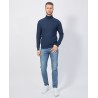 YES ZEE MAGLIA DA UOMO E RAGAZZO DOLCEVITA RAGLAN M867 MZ00 c BLU NAVY