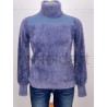 YES ZEE MAGLIA DA DONNA E RAGAZZA CON COLLO ALTO EFFETTO MOHAIR M076  IS00   c AVIO