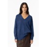 Maglione con collo a V da donna c Juca_3 790 Dark Navy